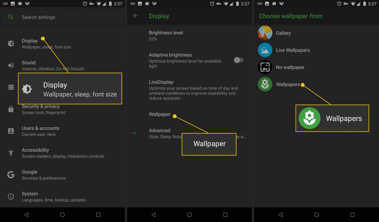 How to Change Your Android Wallpaper
