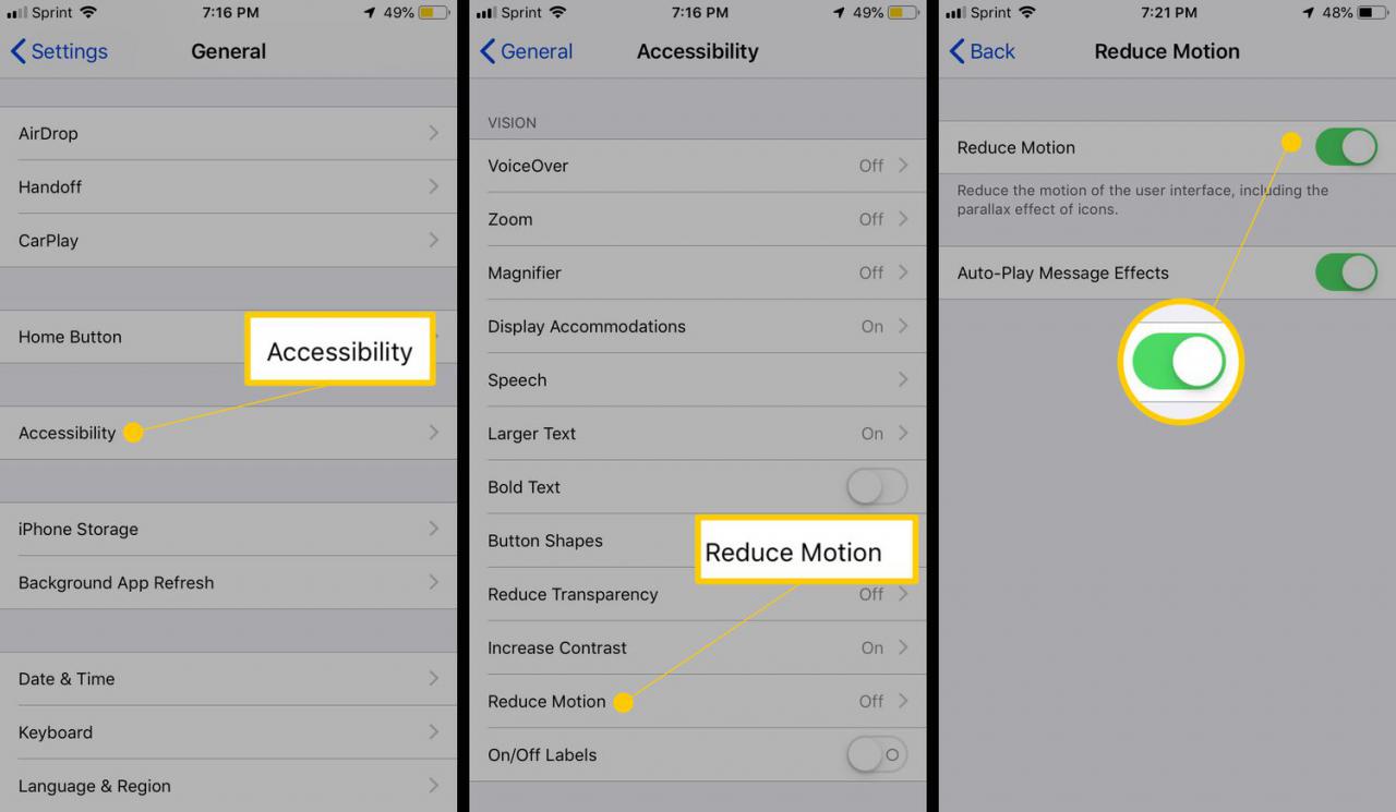 Steps to Minimize Screen Movement on Your iPhone