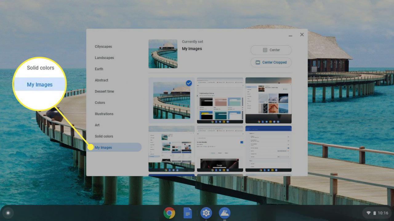Changing the Wallpaper and Theme on Your Google Chromebook
