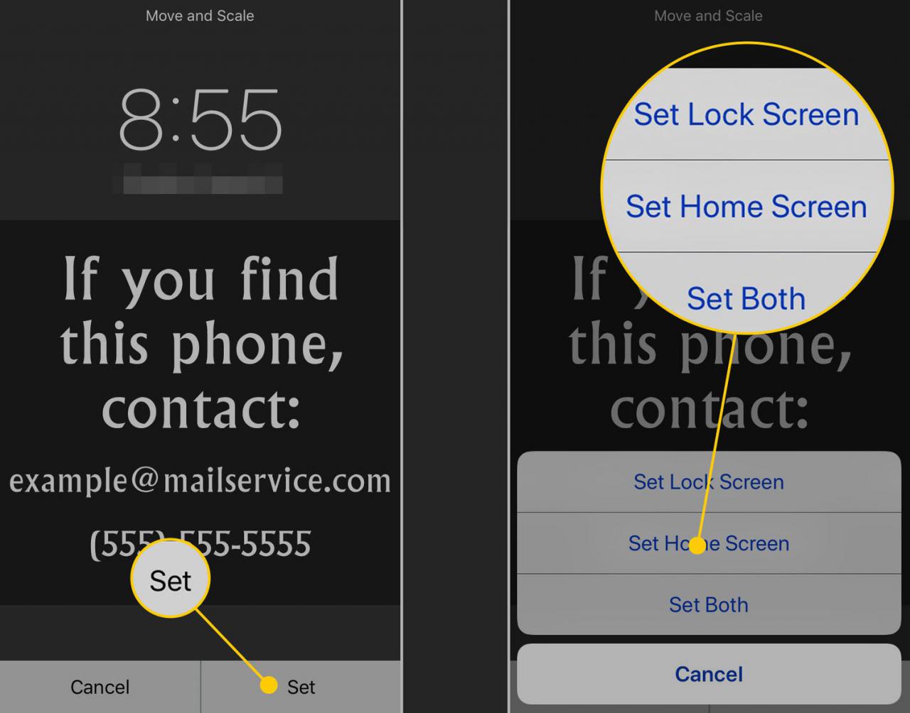 How to Add Contact Info to Your iOS Lock Screen Wallpaper