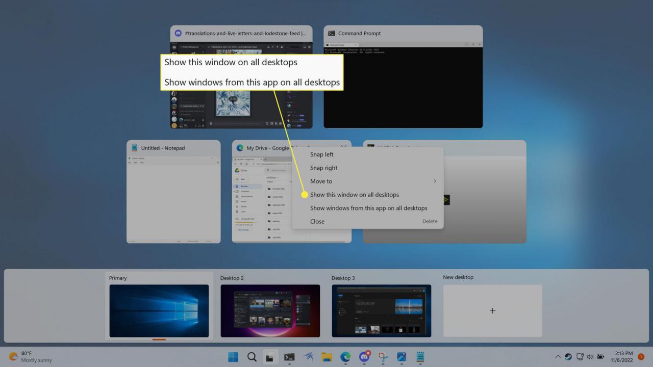 How to Use Multiple Desktops in Windows 11