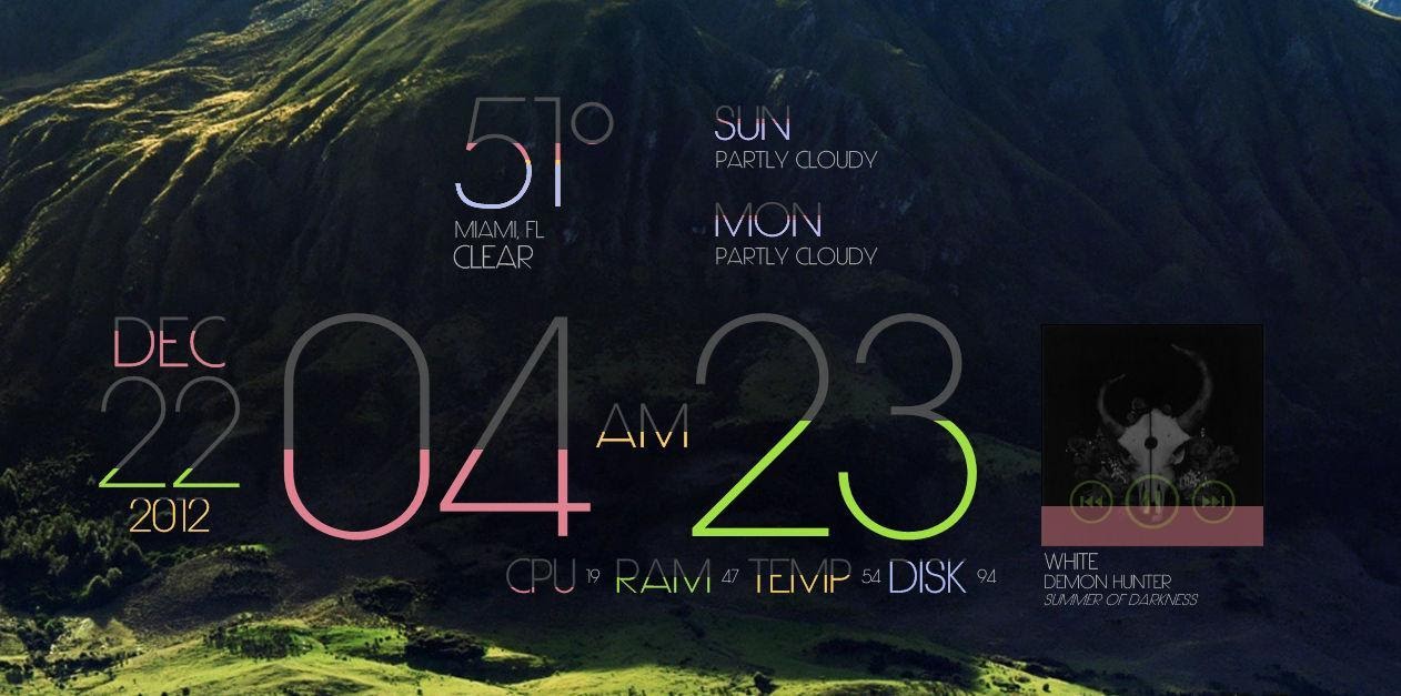 Top 15+ Cool Rainmeter Skins To Customize Your PC (2023)