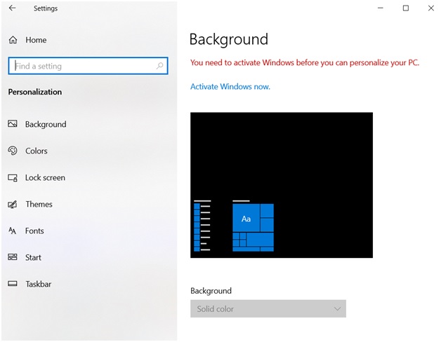 What Are The Limitations of Unactivated Windows 10