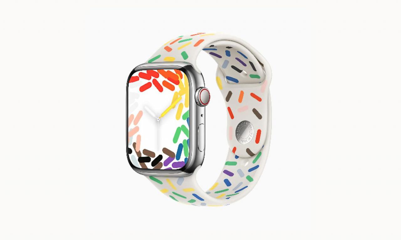 LGBTQ Community Celebrated with Vibrant New Apple Watch Band