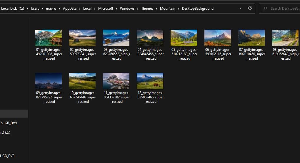 How to Find Your Current Desktop Wallpaper’s File Location in Windows 11