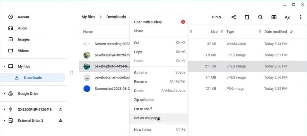 How to Change Desktop Wallpaper on a Chromebook